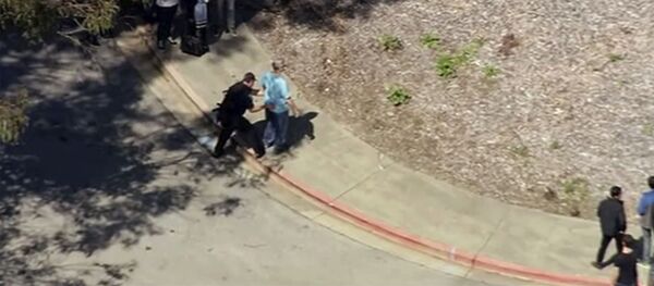 الوضع عند مقر شركة يوتيوب في سان برونو، حيث وقعت حادثة إطلاق النار، كاليفورنيا 3 أبريل/ نيسان 2018 - سبوتنيك عربي