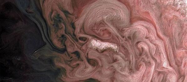 صورة مقربة لعاصفة في شمال كوكب المشتري - سبوتنيك عربي