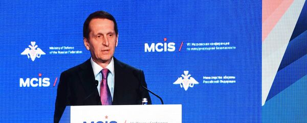  مدير الإستخبارات الروسية سيرغي ناريشكين في مؤتمر الأمن الدولي  - سبوتنيك عربي