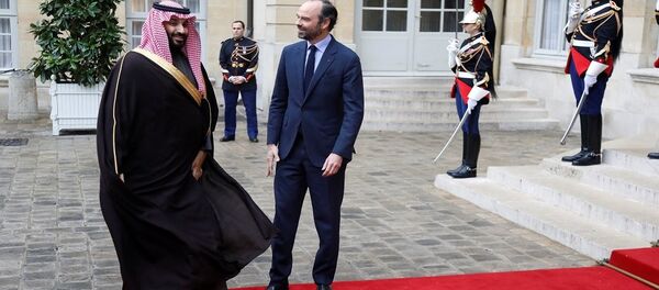 محمد بن سلمان مع رئيس الوزراء الفرنسي - سبوتنيك عربي