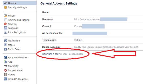 خطوات تحميل معلومات فيسبوك خطوات تحميل معلومات فيسبوك - سبوتنيك عربي