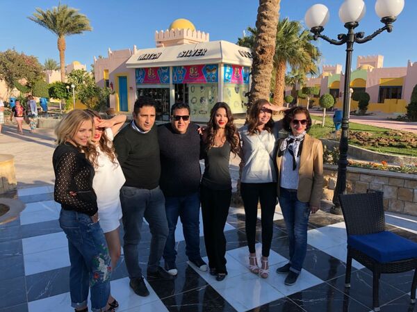 من مشاهد المسلسل الروسي - المصري ابتسم أنت في مصر - سبوتنيك عربي