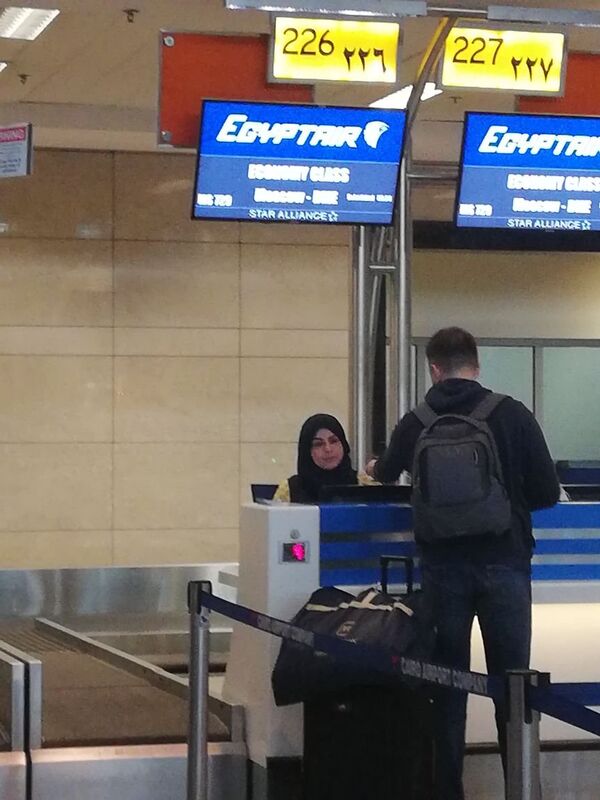 إقلاع أولى رحلات مصرللطيران إلى موسكو - سبوتنيك عربي