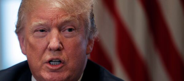 الرئيس دونالد ترامب في واشنطن، الولايات المتحدة 9 أبريل/ نيسان 2018 - سبوتنيك عربي