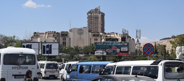 الحياة في دمشق بعد هجوم التحالف الثلاثي فجر اليوم، 14 أبريل/ نيسان 2018 الحياة في دمشق بعد هجوم التحالف الثلاثي فجر اليوم، 14 أبريل/ نيسان 2018 - سبوتنيك عربي