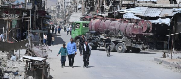 دوما بعد تحريرها من المقاتلين - سبوتنيك عربي