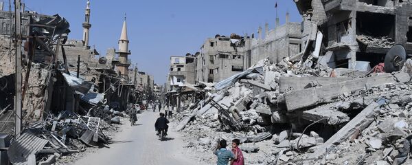 دوما بعد تحريرها من المقاتلين - سبوتنيك عربي