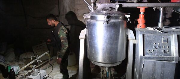 المختبر الكيميائي للمسلحين في دوما - سبوتنيك عربي