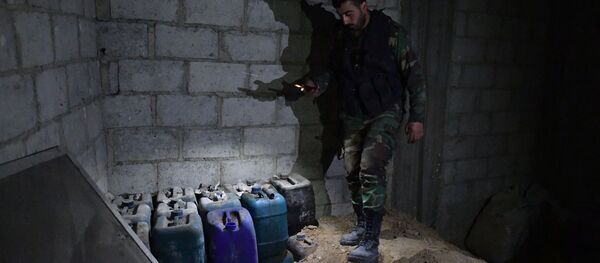 المختبر الكيميائي للمسلحين في دوما - سبوتنيك عربي