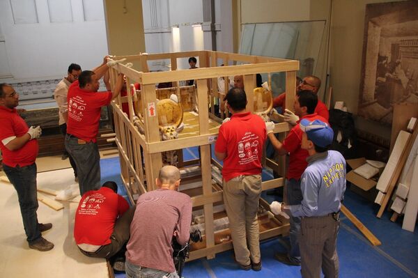 السرير الجنائزي الثالث للملك توت عنخ آمون - سبوتنيك عربي