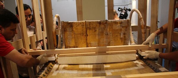 السرير الجنائزي الثالث للملك توت عنخ آمون - سبوتنيك عربي