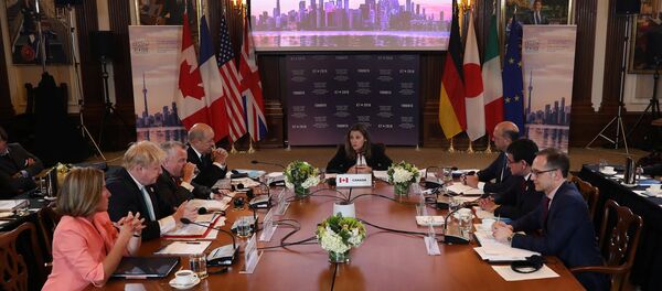 وزراء خارجية  السبع الكبار في تورنتو الكندية - سبوتنيك عربي