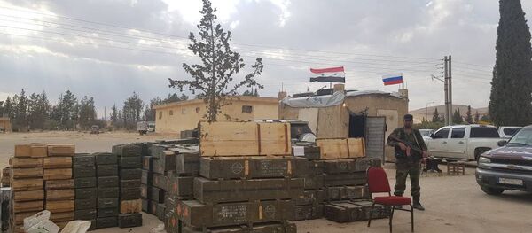 الجيش يستلم أضخم ترسانة عسكرية من فصائل الريف الشرقي لدمشق - سبوتنيك عربي