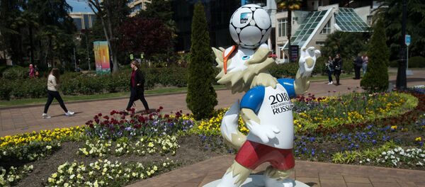 تمثال زابيفاكا تميمة كأس العالم 2018 - سبوتنيك عربي