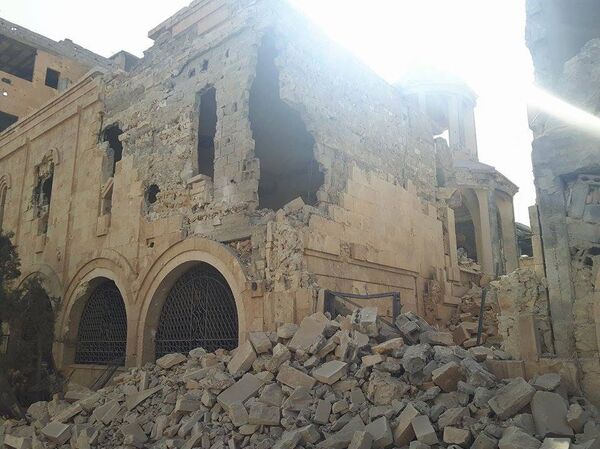 كنيسة شهداء الأرمن التي دمّرها تنظيم داعش الإرهابي - سبوتنيك عربي