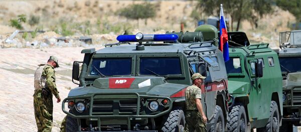 عربات الشرطة العسكرية الروسية في سوريا - سبوتنيك عربي