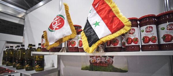 صنع في سوريا عنوان معرض اكسبو حلال في موسكو 2018 - سبوتنيك عربي