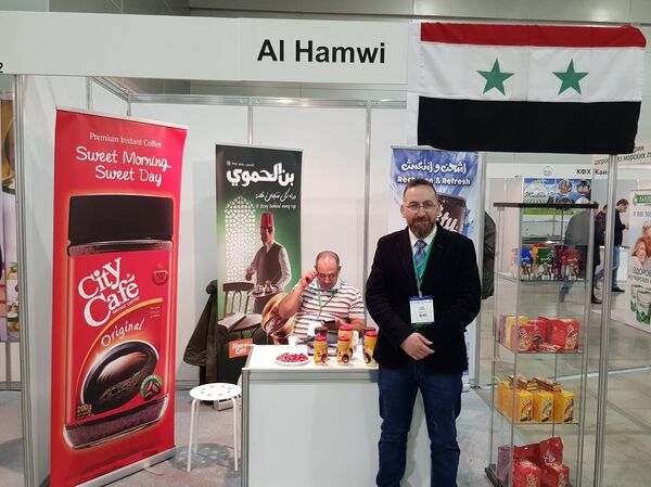 صنع في سوريا عنوان معرض اكسبو حلال في موسكو 2018 - سبوتنيك عربي