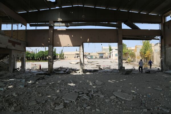 القصف الصاروخي على ريف حلب - سبوتنيك عربي