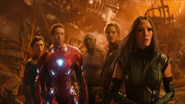 مشهد من فيلمAvengers: Infinity War - سبوتنيك عربي