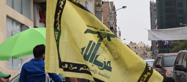 شعار حزب الله من الانتخابات النيابية اللبنانية - سبوتنيك عربي