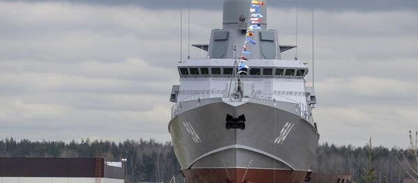 إطلاق سفينة حاملة صواريخ شكفال في سان بطرسبورغ - سبوتنيك عربي