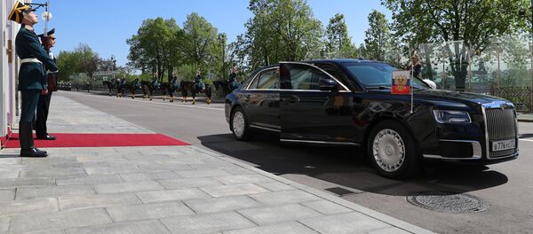 الموكب الرئاسي لـ فلاديمير بوتين على الساحة سابورنايا في الكرملين، موسكو 7 مايو/ أيار 2018 الموكب الرئاسي لـ فلاديمير بوتين على الساحة سابورنايا في الكرملين، موسكو 7 مايو/ أيار 2018 - سبوتنيك عربي
