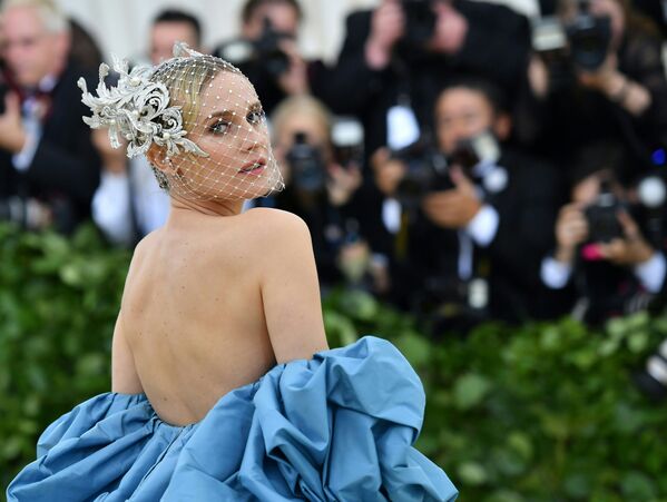 الممثلة ديانا كريوغر في حفل 2018 Met Gala في نيويورك، 7 مايو/ أيار 2018 - سبوتنيك عربي