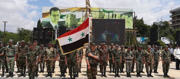 حلب تحتفل بعيد النصر الروسي في ساحتها الرئيسية - سبوتنيك عربي