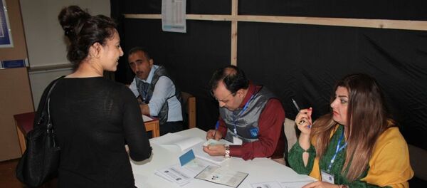 العراقيون في الخارج يدلون بأصواتهم في الانتخابات البرلمانية - سبوتنيك عربي