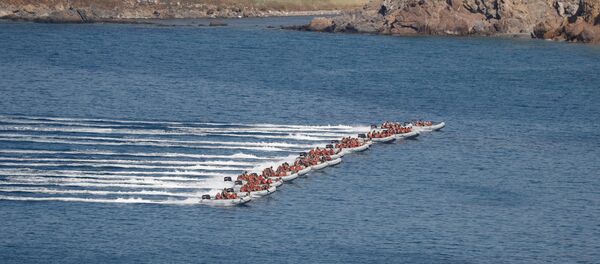  مناورات EFES-2018 بالقرب من مدينة إزمير، تركيا 10 مايو/ أيار 2018 - سبوتنيك عربي