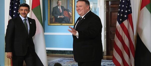 وزيري الخارجية الأمريكي والإماراتي في واشنطن - سبوتنيك عربي