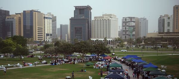 سوق تجاري بالقرب من متحف الفن الإسلامي في الدوحة سوق تجاري بالقرب من متحف الفن الإسلامي في الدوحة - سبوتنيك عربي