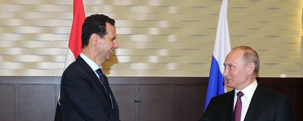 الرئيس بوتين يستقبل الرئيس الأسد في سوتشي - سبوتنيك عربي