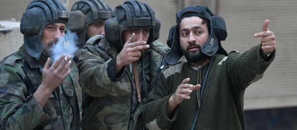 الجيش السوري في مخيم اليرموك، ريف دمشق، سوريا - سبوتنيك عربي