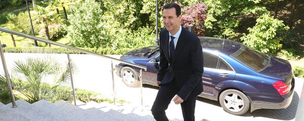 الرئيس فلاديمير بويتن يستقبل الرئيس بشار الأسد في سوتشي، روسيا 17 مايو/ أيار 2017 - سبوتنيك عربي