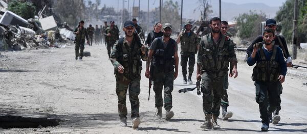 مخيم اليرموك بعد التحرير، جنوب دمشق، سوريا - سبوتنيك عربي