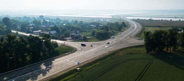 طريق كراسنودار - كيرتش المؤدي إلى جسر القرم طريق كراسنودار - كيرتش المؤدي إلى جسر القرم - سبوتنيك عربي