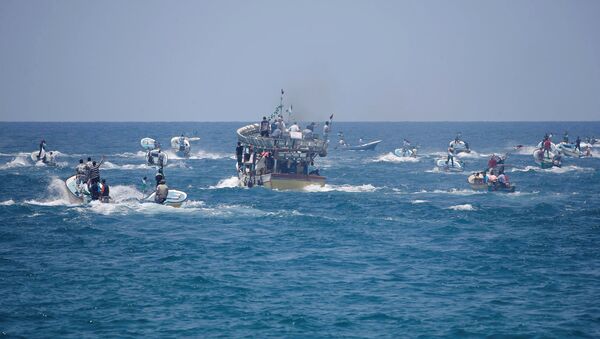 سفينة الحرية لكسر حصار غزة - سبوتنيك عربي