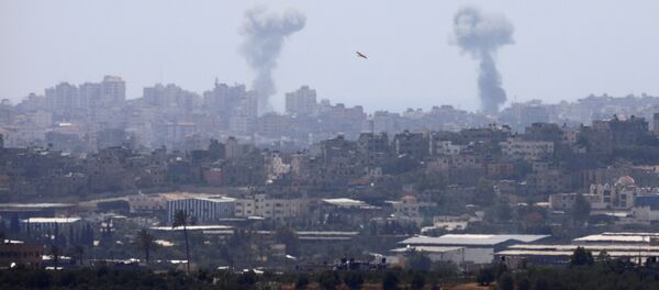 قصف إسرائيلي على غزة، 29 مايو/ أيار 2018 - سبوتنيك عربي
