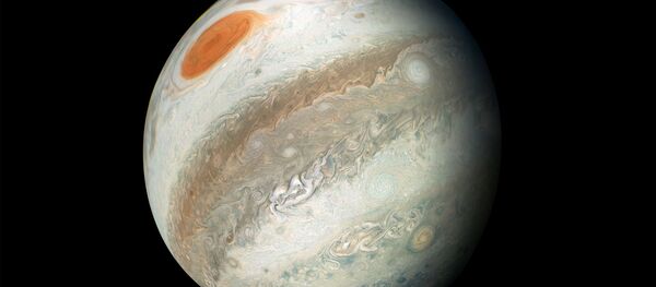 تم التقاط هذه الصورة الاستثنائية لكوكب من قبل مركبة الفضاء جونو التابعة لـ ناسا - سبوتنيك عربي