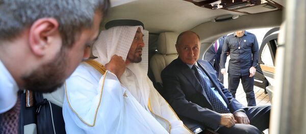 الرئيس بوتين مع امير أبو ظبي في موسكو - سبوتنيك عربي