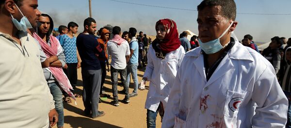 المسعفة الفلسطينية رزان النجار - سبوتنيك عربي