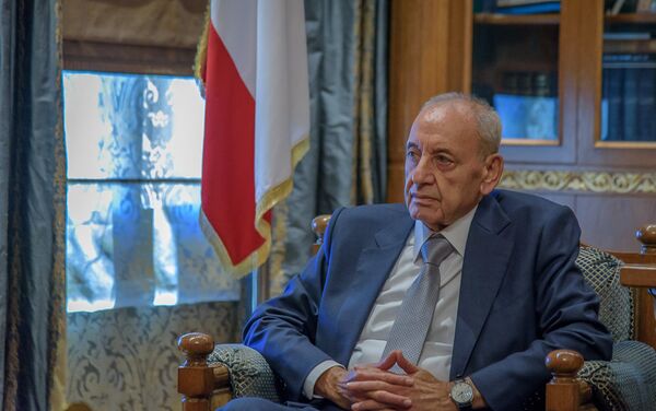 مقابلة رئيس مجلس النواب اللبناني نبيه بري - سبوتنيك عربي