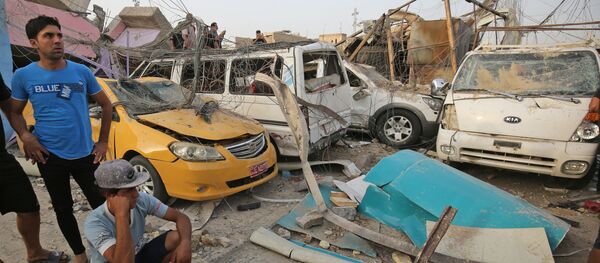 تداعيات انفجار بغداد، العراق 7 يونيو/ حزيران 2018 - سبوتنيك عربي