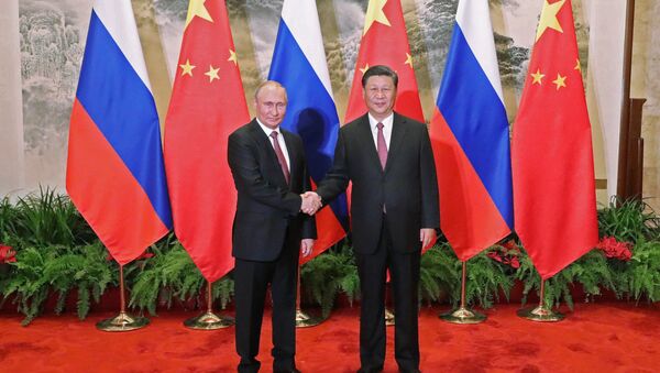 استقبال الرئيس الصيني للرئيس الروسي فلاديمير بوتين - سبوتنيك عربي
