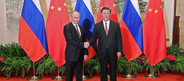 استقبال الرئيس الصيني للرئيس الروسي فلاديمير بوتين - سبوتنيك عربي