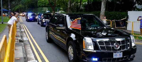 موكب ترامب للقمة التاريخية مع كوريا الشمالية - سبوتنيك عربي