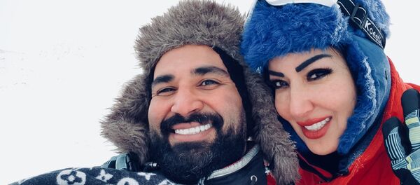 المطرب المصري أحمد سعد مع زوجته السابقة الفنانة سمية الخشاب المطرب المصري أحمد سعد مع زوجته السابقة الفنانة سمية الخشاب - سبوتنيك عربي