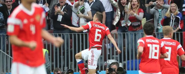 مباراة منتخب روسيا والسعودية - سبوتنيك عربي